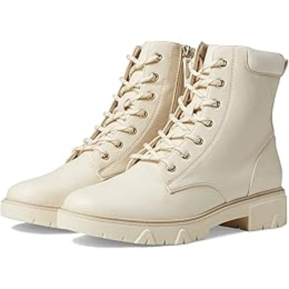 Dr. Scholl's Combat Boots | Off-White | Size 8M | EUC